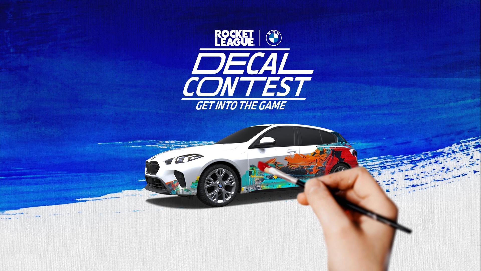 Design contest for the new BMW 1 Series debut in Rocket League